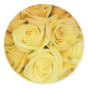 Yellow Rose Envelope Seal Stickers