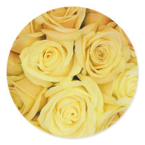 Yellow Rose Envelope Seal Stickers by DreamWed Yellow Rose Envelope Seal Stickers