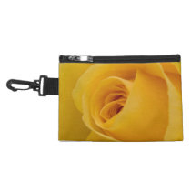 Yellow Rose Flower Accessories Bag