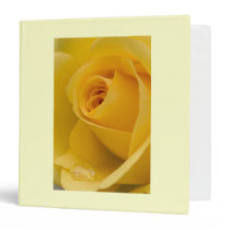 Yellow Rose Flower Binders