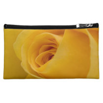 Yellow Rose Flower Cosmetic Bags