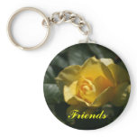 Yellow Rose Friends Keychain