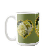 Yellow Rose Heart mug