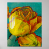 Yellow Rose- home again painting print posters