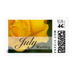 Yellow Rose • July Wedding Stamp