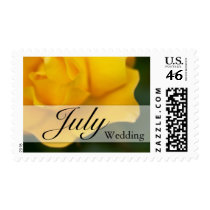 Yellow Rose • July Wedding Stamp
