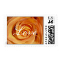 Yellow Rose Love postage