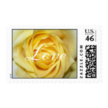Yellow Rose Love Stamp