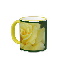 Yellow Rose mugs by SuanSilverTree Yellow Rose mugs