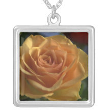 Yellow rose necklaces