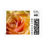 Yellow Rose • November Wedding Stamp