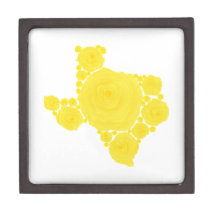 Yellow Rose of Texas Premium Jewelry Box