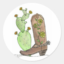 Yellow Rose of Texas Round Stickers