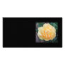 Yellow Rose, on black background. Customized Photo Card