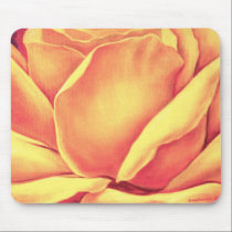 Yellow Rose Painting - Multi mousepads