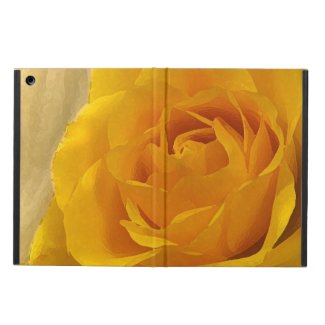 Yellow Rose Petals iPad Air Case
