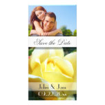 Yellow Rose  /photo  "Save the Date" Personalized Photo Card