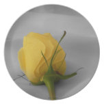 Yellow Rose Plate plates