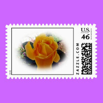 Yellow Rose postage
