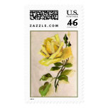 Yellow Rose Postage Stamps
