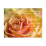 Yellow Rose • Rehearsal Dinner Invitation postcards