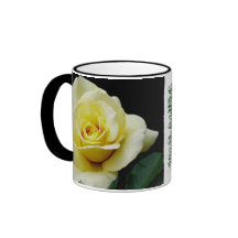 Yellow Rose Ringer Coffee mug