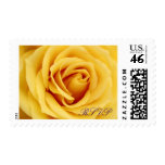 Yellow rose, RSVP Postage Stamp