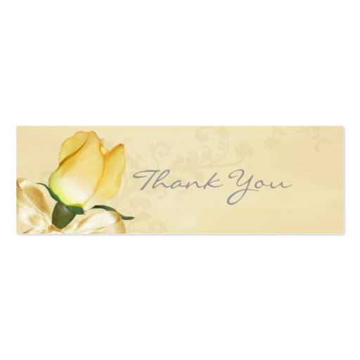 Yellow Rose Thank You Note Double Sided Mini Business Cards Pack Of 20 Zazzle Yellow Rose Thank You Note Double Sided Mini Business Cards Pack Of 20 Zazzle