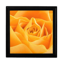 Yellow Rose Trinket Boxes