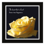 Yellow Rose Vow Renewal Invitation