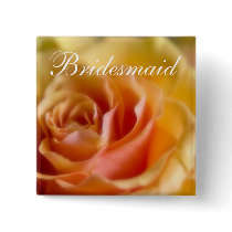 Yellow Rose • Wedding Button by SabineStGreetings Yellow Rose • Wedding Button