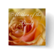 Yellow Rose • Wedding Button by SabineStGreetings Yellow Rose • Wedding Button