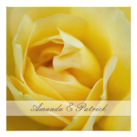 Yellow Rose • Wedding Invitation