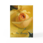 Yellow Rose Wedding Invitation cards