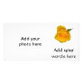 Yellow Rosebud Photo Card