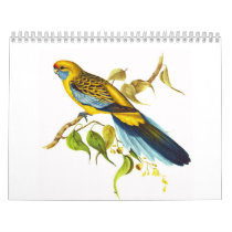 Yellow Rosella Wall Calendar