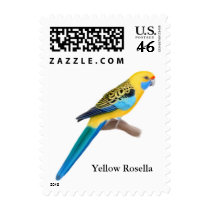 Yellow Rosella Parrot Postage