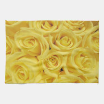 Yellow Roses_ Hand Towel