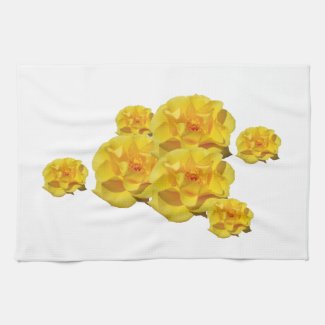 Yellow Roses in bloom