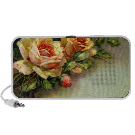 Yellow Roses Laptop Speakers