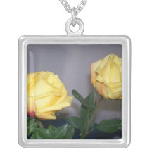 Yellow Roses Necklace