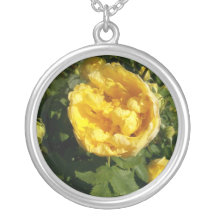 Yellow Roses Necklace