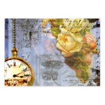 Yellow Roses Steampunk Business Cards
