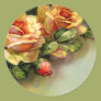 Yellow Roses Round Stickers Yellow Roses Round Stickers