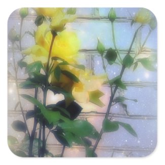 Yellow Roses Stickers