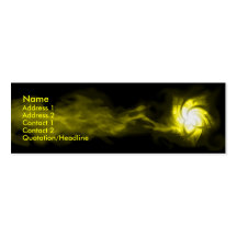 Yellow Roze Business Card Template