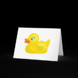 Yellow Rubber Duck Cards