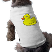 Yellow Rubber Duck Dog Tshirt