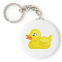 Yellow Rubber Duck Key Chains