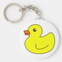 Yellow Rubber Duck Keychains